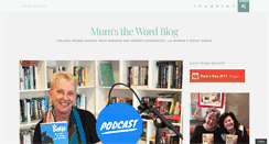 Desktop Screenshot of mumsthewordblog.com
